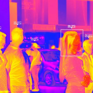 Thermal Camera to control body temperature due to the Coronavirus pandemic